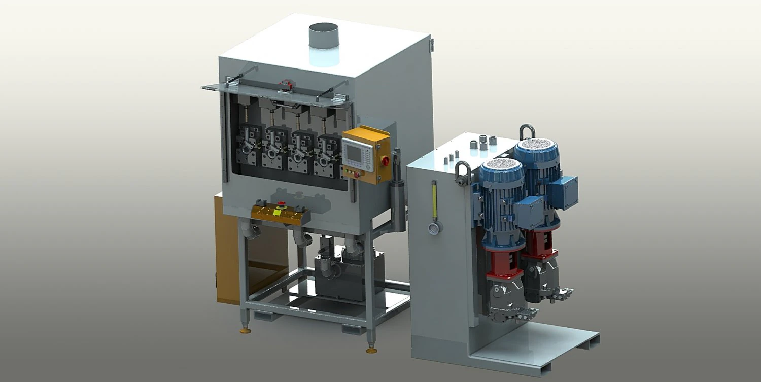 hydraulic tapping machine 3D Model .c4d .max .obj .3ds .fbx .stl .blend 