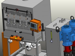 hydraulic tapping machine Modelo 3D