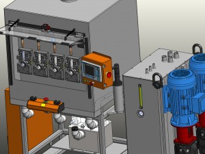 hydraulic tapping machine Modelo 3D