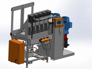 hydraulic tapping machine 3D Model