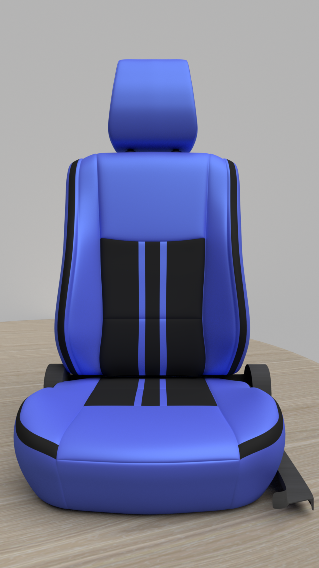 car seat Model 3D .c4d .max .obj .3ds .fbx .stl .blend 