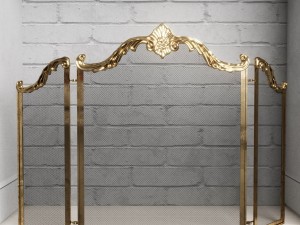 decorative fireplace set 3D 模型