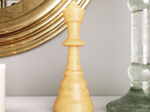 decorative fireplace set 3D 模型