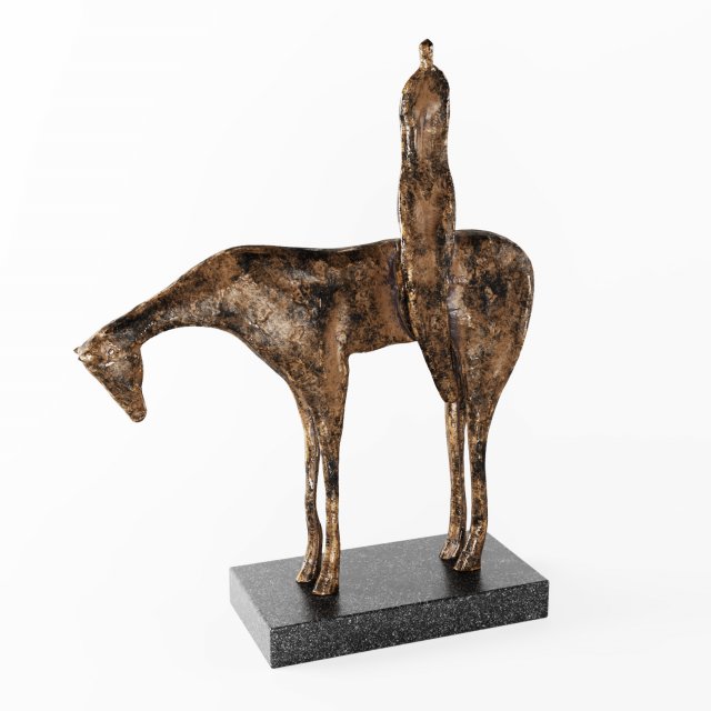 sculpture jd hansen 3D Model .c4d .max .obj .3ds .fbx .stl .blend