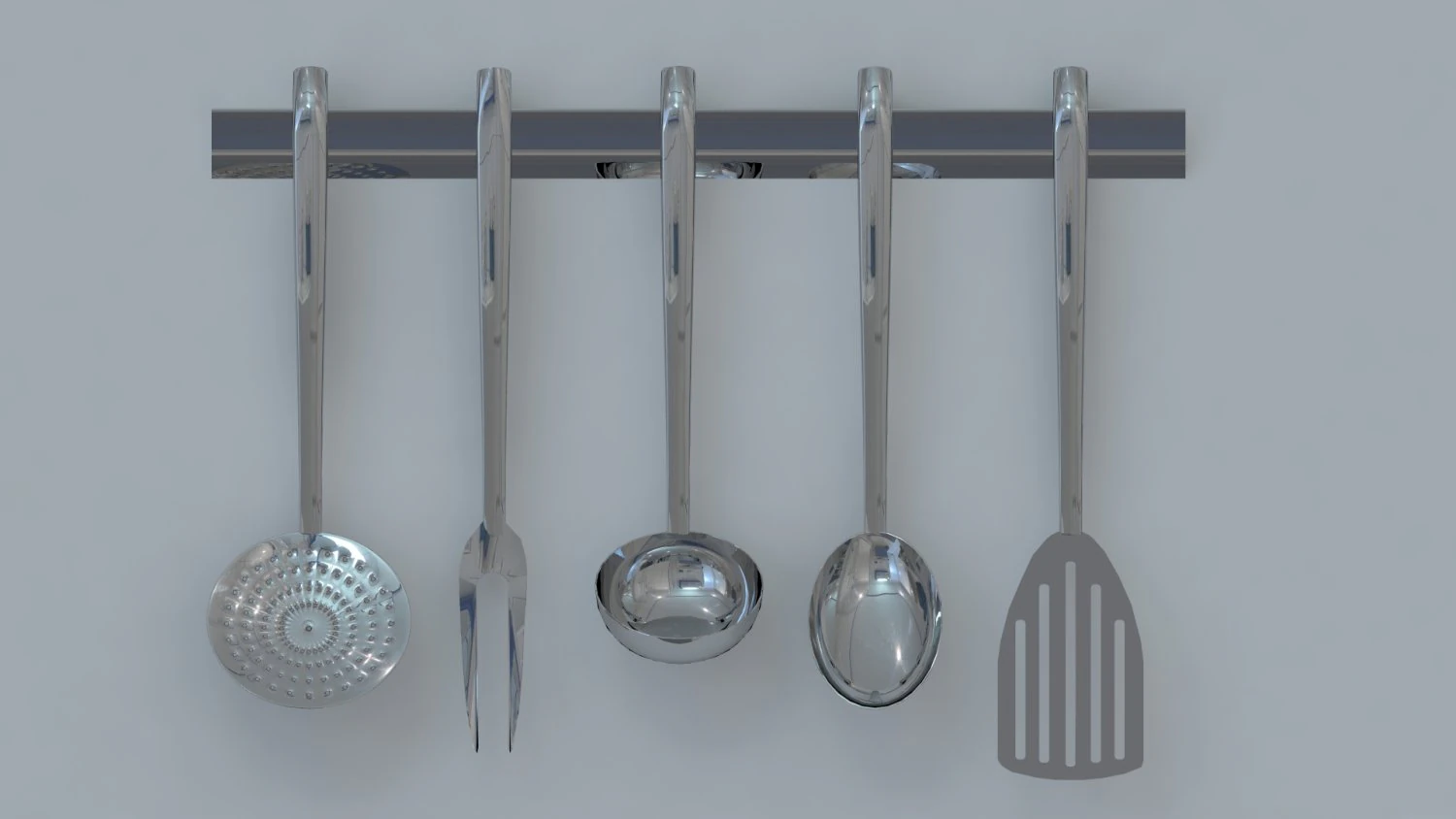 kitchen instruments 3D Model .c4d .max .obj .3ds .fbx .stl .blend 