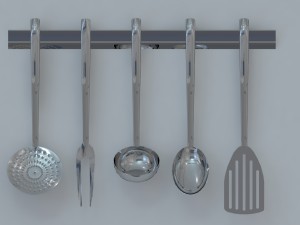 kitchen instruments 3D Модель