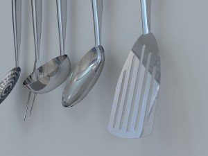 kitchen instruments 3D Модель