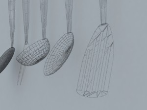 kitchen instruments 3D Модель