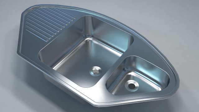 kitchen sink 3D मॉडल .c4d .max .obj .3ds .fbx .stl .blend 