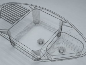 kitchen sink 3D मॉडल