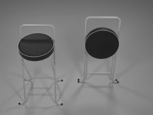 Barhocker 3D Modell
