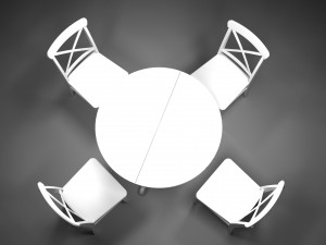 kitchen table and chair 3D Model