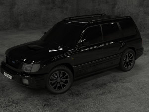 subaru forester 2000 Modelo 3D