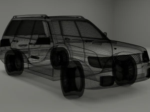 subaru forester 2000 3D Model