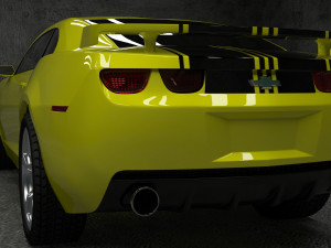 chevrolet camaro 2010 3Dモデル