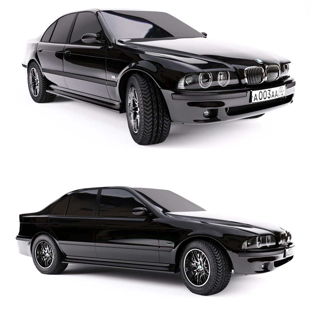 e39 m5 3D Model .c4d .max .obj .3ds .fbx .stl .blend 