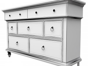 chest of drawers ashgrove 3D Модель