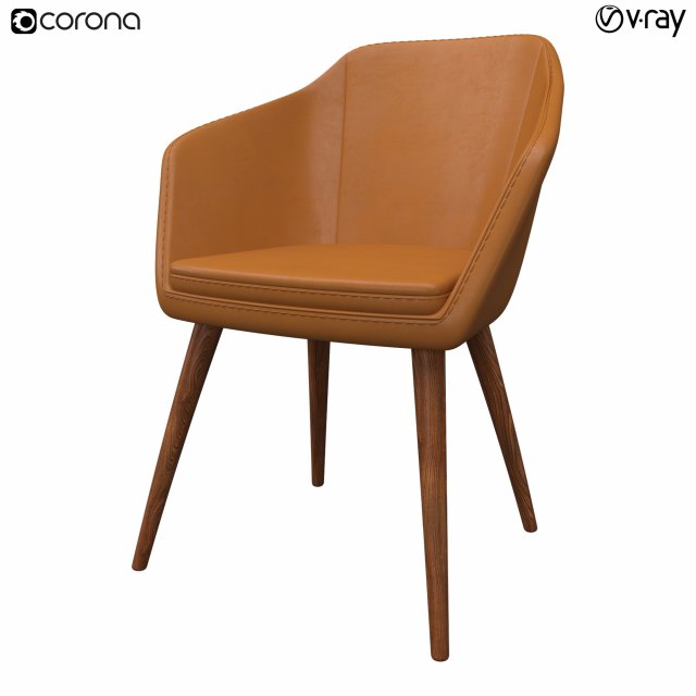 armchair duviver maria Modelo 3D .c4d .max .obj .3ds .fbx .stl .blend 
