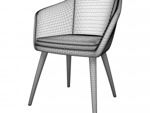 armchair duviver maria 3D Model