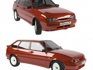 vaz 2114 3Dモデル