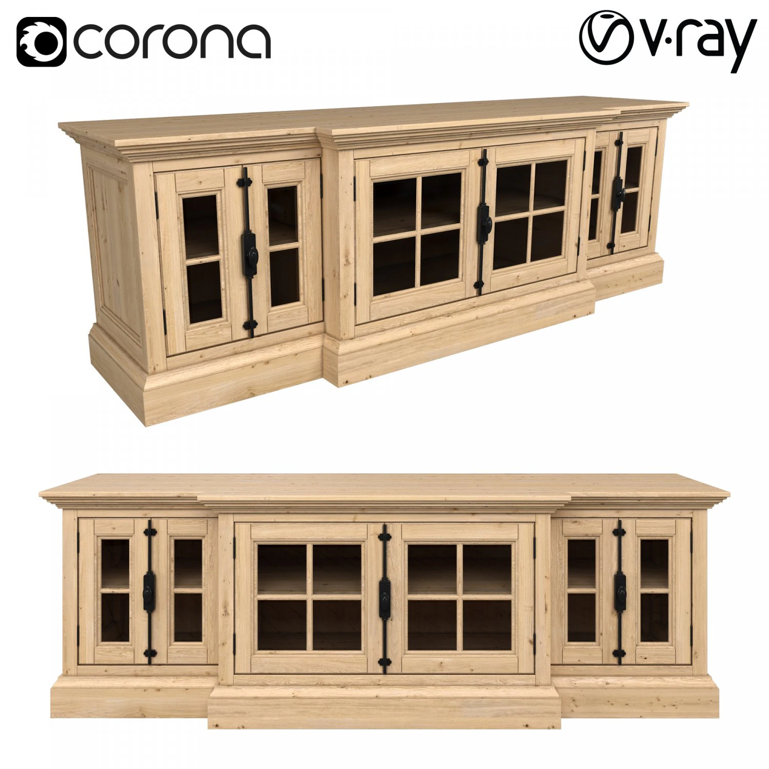 restoration hardware 20th 3D Model .c4d .max .obj .3ds .fbx .stl .blend