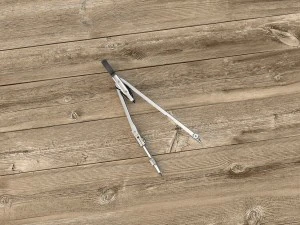 コンパス 3Dモデル