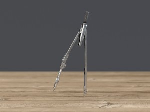 compass 3Dモデル