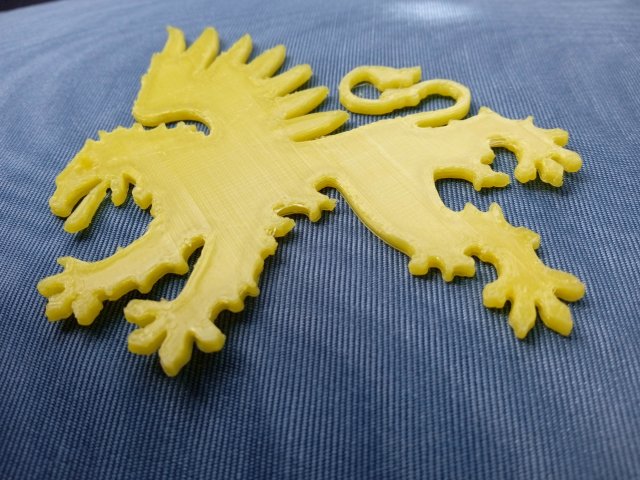 griffin contur Modello di stampa 3D .c4d .max .obj .3ds .fbx .stl .blend 