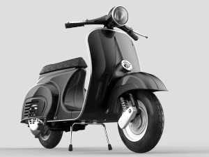 vespa scooter 50cc 3D Model