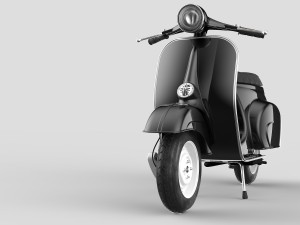 vespa scooter 50cc 3D-Modell