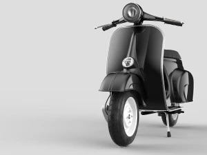 vespa scooter 50cc 3D Model