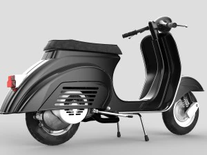 vespa scooter 50cc 3D Model
