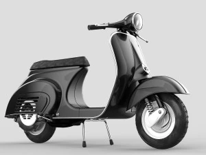 vespa scooter 50cc 3D Model