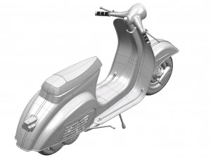 vespa scooter 50cc 3D Model