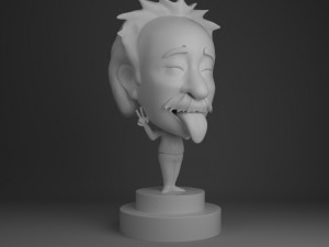 einstien bobblehead 3D 모델