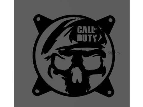 FAN COVER - 120mm - CALL OF DUTY - WARZONE 3D मॉडल