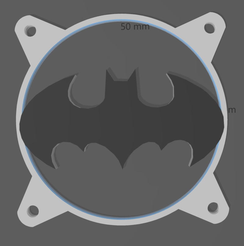 3 FAN COVERS 120 MM - BATMAN Modello 3D .c4d .max .obj .3ds .fbx .stl .blend 
