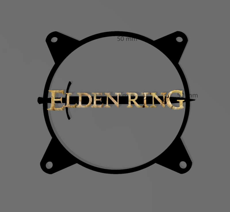 2 FAN COVERS 120 MM - ELDER RING Modelo 3D .c4d .max .obj .3ds .fbx .stl .blend