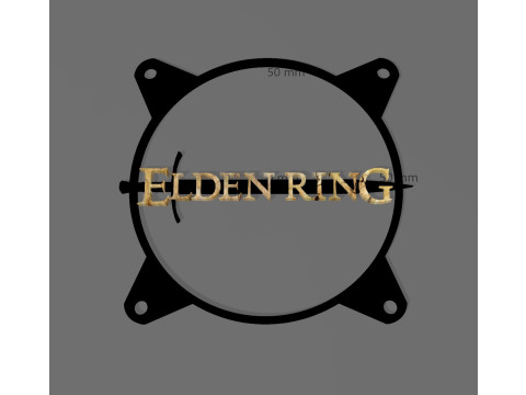 2 FAN COVERS 120 MM - ELDER RING 3D Model