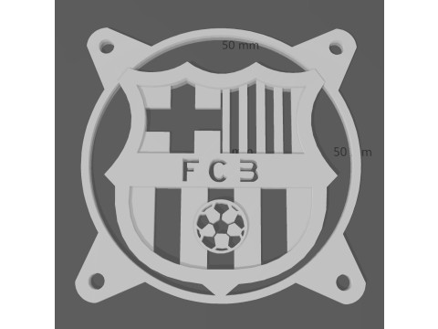 FAN COVERS 120 MM - BARCELONA 3D-printmodel