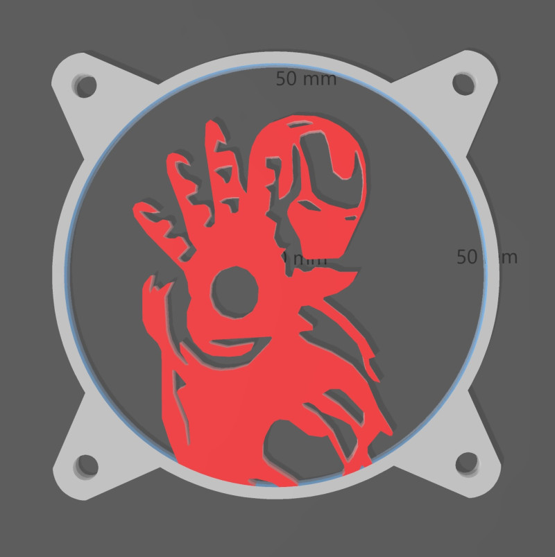 5 FAN COVERS 120 MM - MARVEL Modelo de impresión 3D .c4d .max .obj .3ds .fbx .stl .blend 