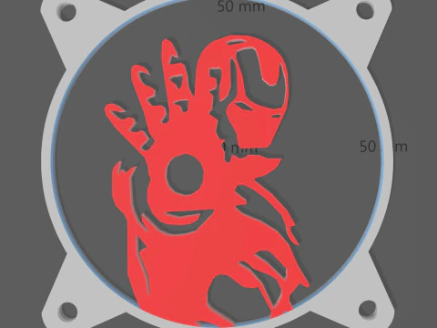 5 VENTILATORKAPPEN 120 MM - MARVEL 3D printmodel