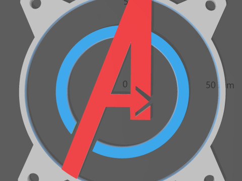 5 FAN COVERS 120 MM - MARVEL Modelo de impresión 3D