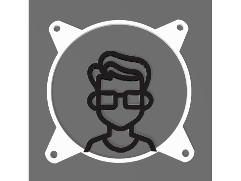 4 FAN COVERS 120 MM - FAMILY 3D-printmodel