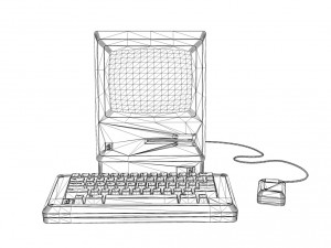 macintosh 128k - element 3d 3D Model