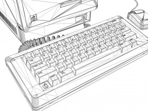 macintosh 128k - element 3d 3D Model