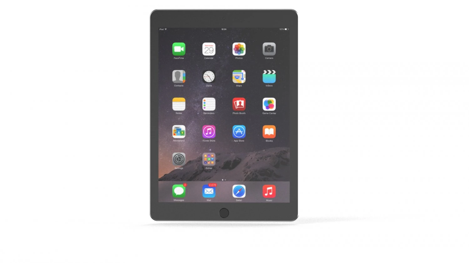 apple ipad air 2 - element 3d 3D Model .c4d .max .obj .3ds .fbx .stl .blend
