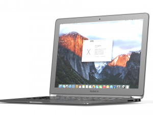 apple macbook air 13 - element 3d 3D Model