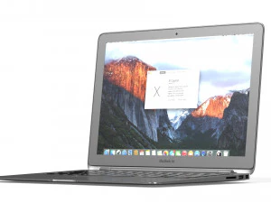 apple macbook air 13 - element 3d 3D Model