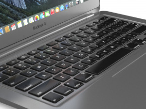 apple macbook air 13 - element 3d 3D Model